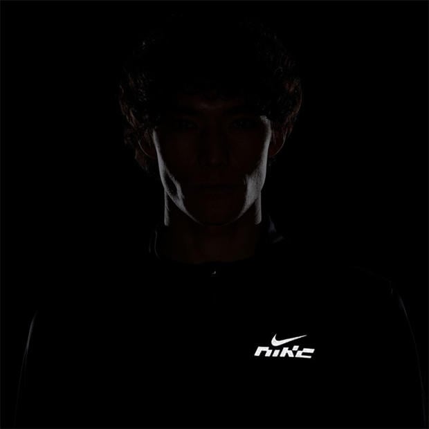 Black/Reflectiv - Nike - Men's Pacer Flash Long Sleeve Running Top