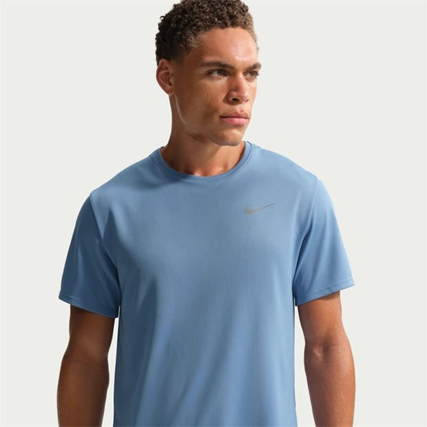 Work Blue - Nike - DriFit Miler Running Top Mens