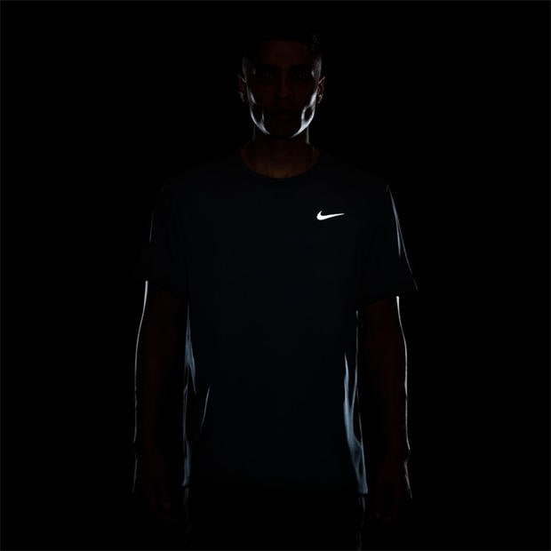 Work Blue - Nike - DriFit Miler Running Top Mens