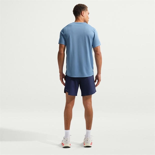 Work Blue - Nike - DriFit Miler Running Top Mens