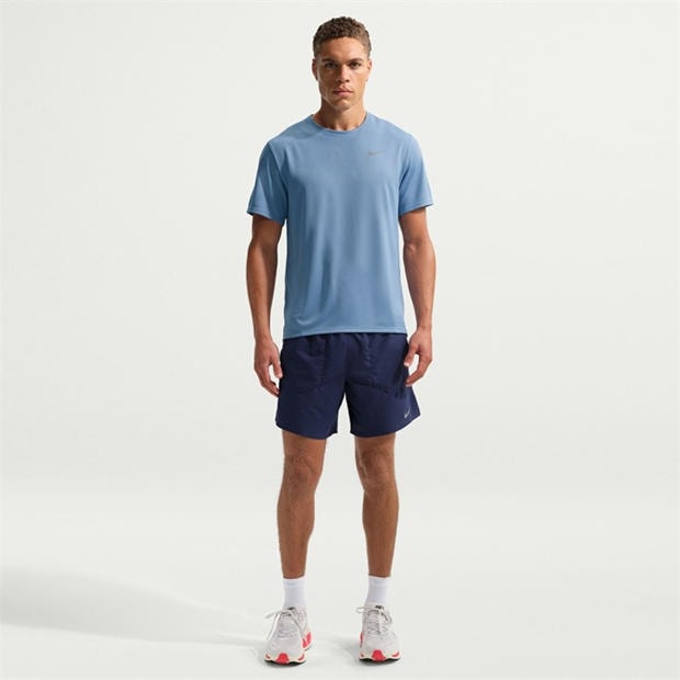Work Blue - Nike - DriFit Miler Running Top Mens