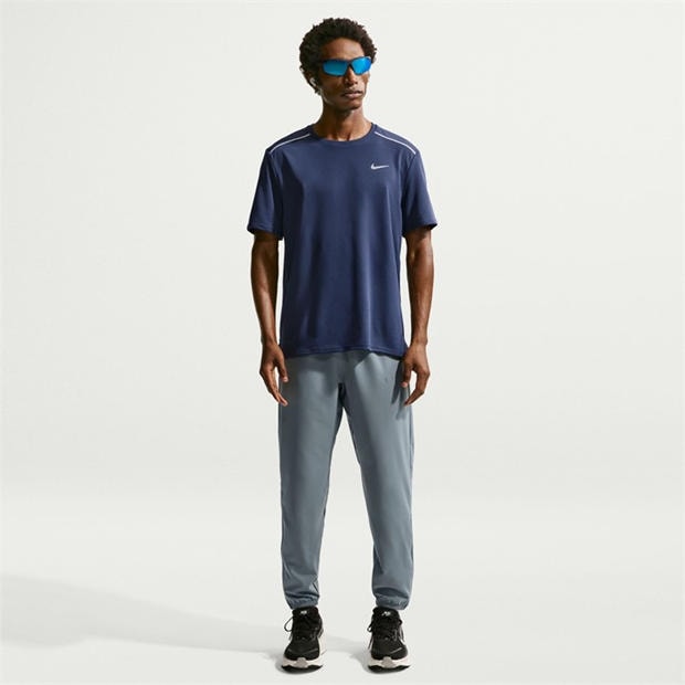 Midnight Navy - Nike - DriFit Miler Running Top Mens