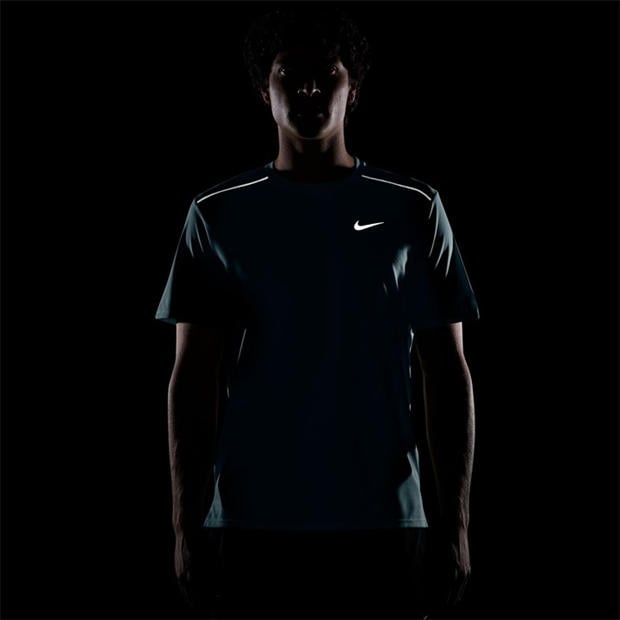 Mineral Slate - Nike - DriFit Miler Running Top Mens