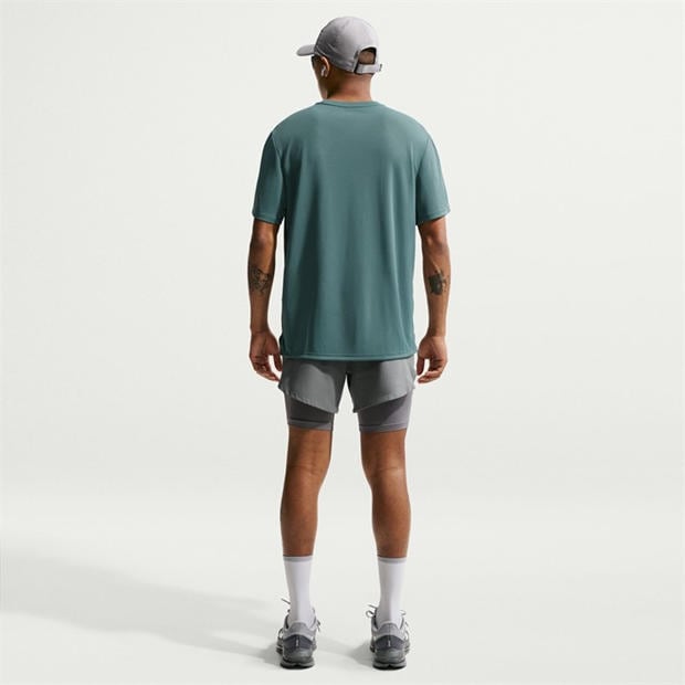 Mineral Slate - Nike - DriFit Miler Running Top Mens
