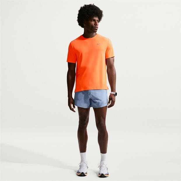 Total Orange - Nike - DriFit Miler Running Top Mens