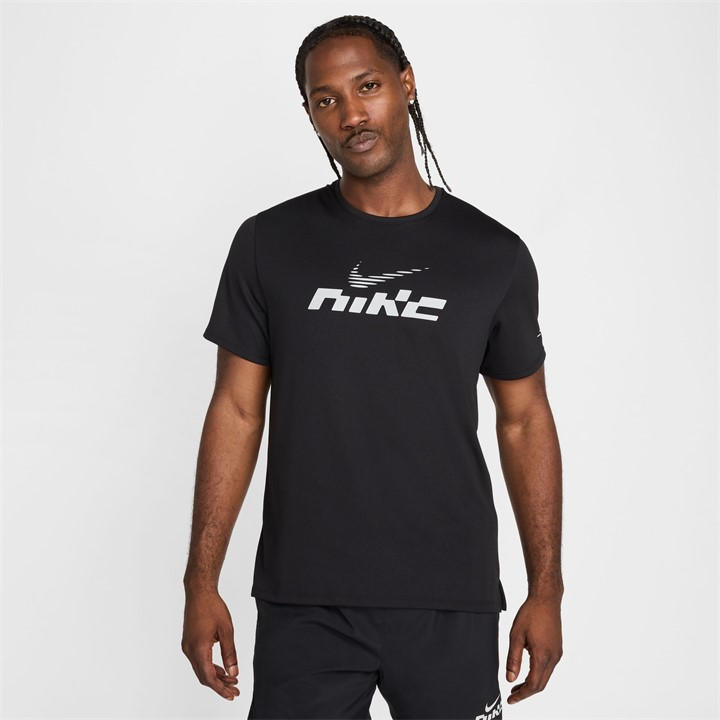 Nike Men's Black M Nk Df Uv Mile in Size 2XL, Sports Direct