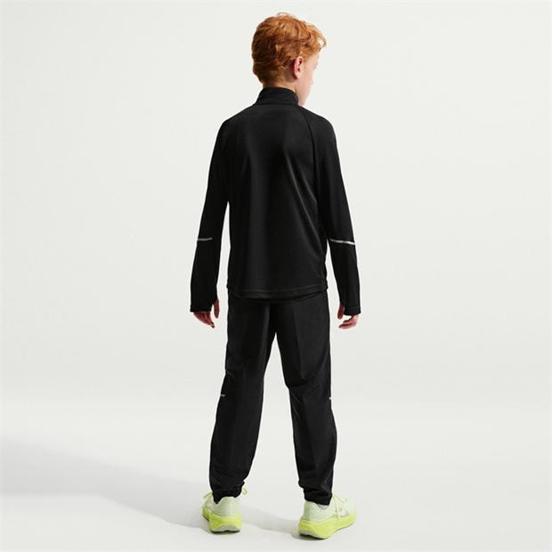 Black/Reflectiv - Nike - Kids' Miler Woven Tracksuit Bottoms