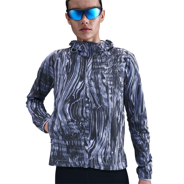 Nike Women's Blue Swift Uv Running Jacket in Size 8, Sports Direct