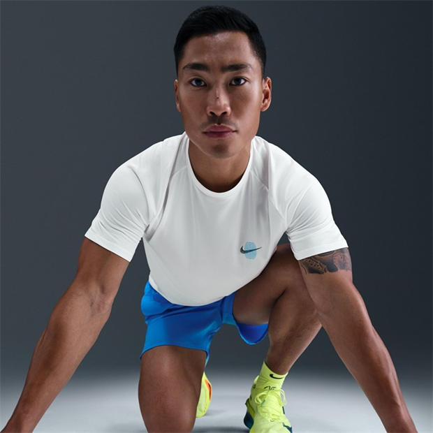 Sail - Nike - Men's Stride Energy Short Sleeve Running T-Shirt