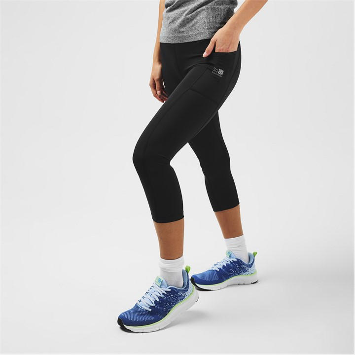 Karrimor Women's Black Run Capris in Size 18, Sports Direct