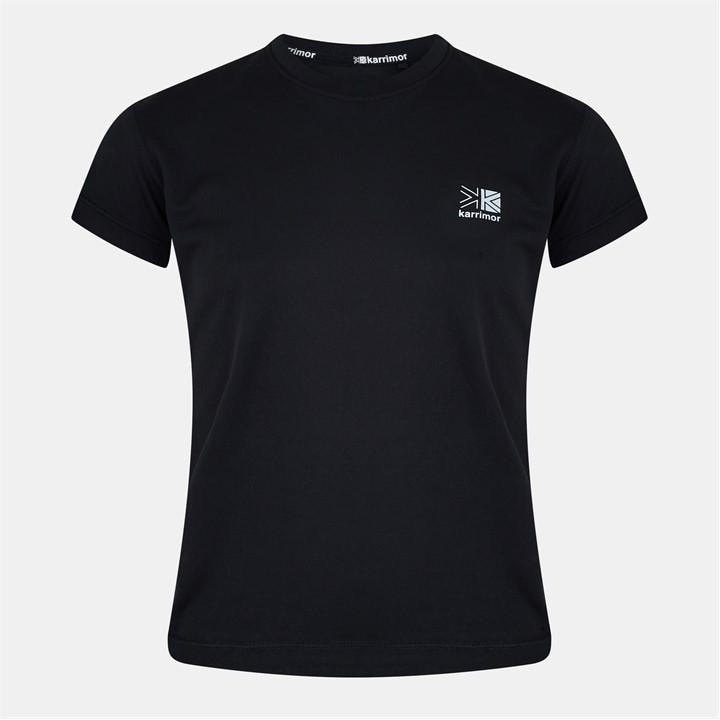 Karrimor Girls Black Short Sleeve Run T Shirt  in Size 9 - 10 Years, Sports Direct