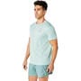 Ocean Haze - Asics - asics Silver Mens Running T Shirt