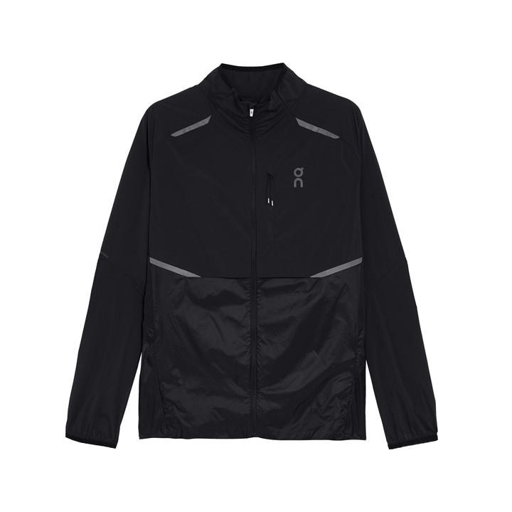 On Men's Black Performance Running Jacket in Size XL, Sports Direct