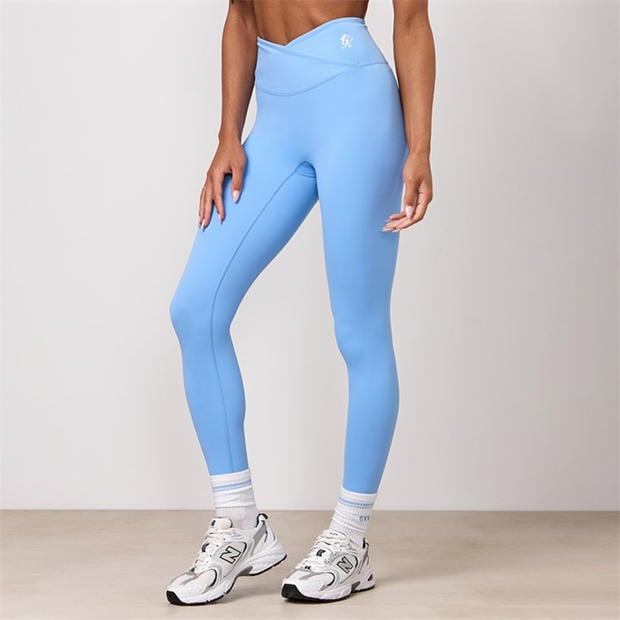 Blue Cotton - Gym King - Gym King 365 Wrap Over Legging - Blue Cotton