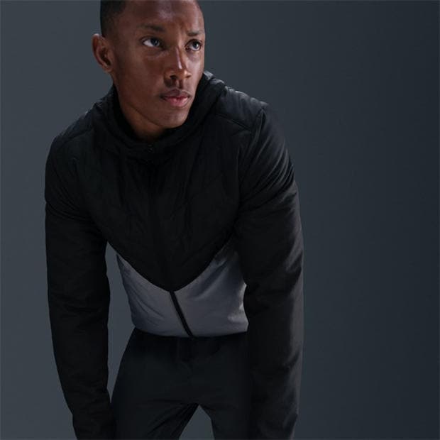 Black/Grey - Nike - Men's Repel Running Jacket