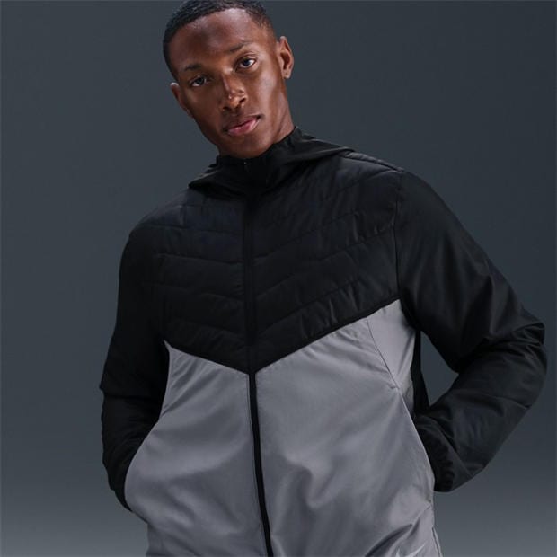 Black/Grey - Nike - Men's Repel Running Jacket