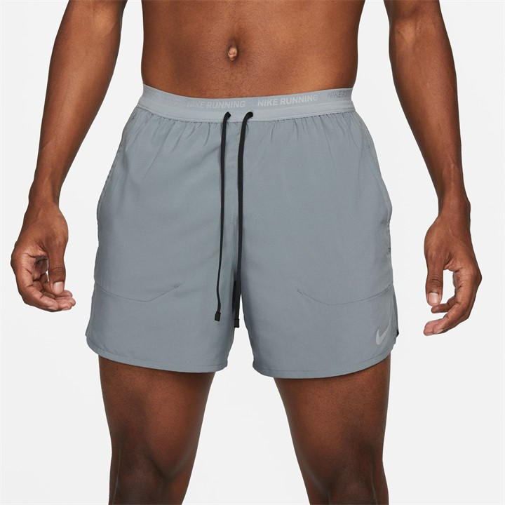 Nike Men's Grey Stride Dri-Fit 5 Brief-Lined Running Shorts in Size XS, Sports Direct
