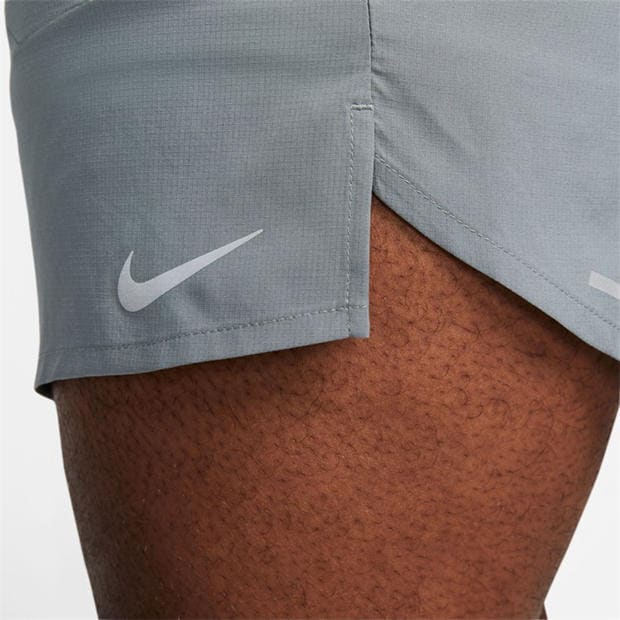 Smoke Grey - Nike - Stride Men's Dri-FIT 5 Brief-Lined Running Shorts