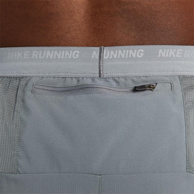 Smoke Grey - Nike - Stride Men's Dri-FIT 5 Brief-Lined Running Shorts