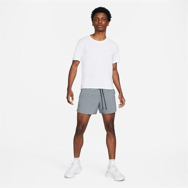 Smoke Grey - Nike - Stride Men's Dri-FIT 5 Brief-Lined Running Shorts