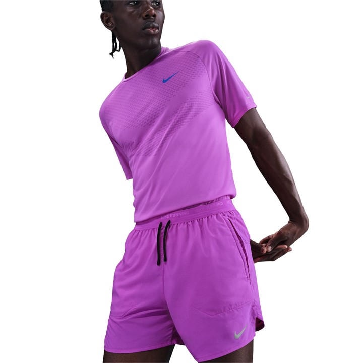 Nike Men's Purple Stride Dri-Fit 5 Brief-Lined Running Shorts in Size XS, Sports Direct