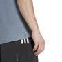 Pre Ink/White - adidas - Own The Run Mens Performance T Shirt