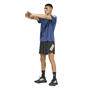 Tech indigo - adidas - Men's Short Sleeve Performance Running Top