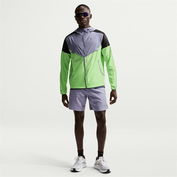 Purple/Blk/Lime - Nike - Mens Nike Windrun Jacket