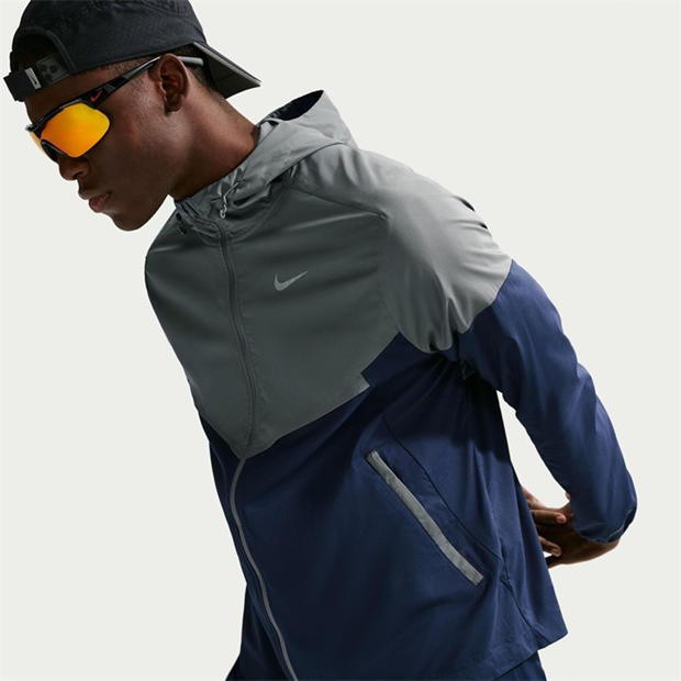 Smoke Grey/Navy - Nike - Mens Nike Windrun Jacket