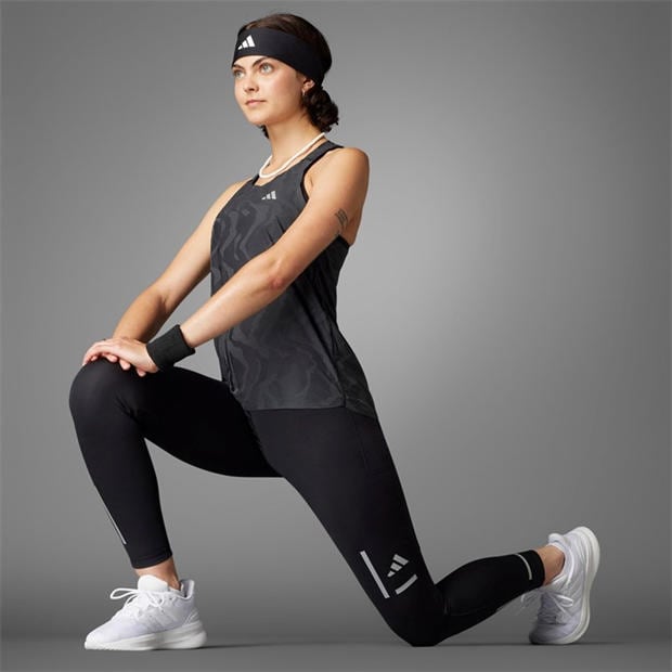 Black - adidas - Ultimate Refl78 Running Tight Womens