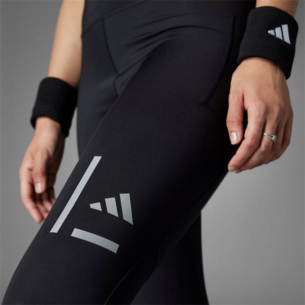Black - adidas - Ultimate Refl78 Running Tight Womens