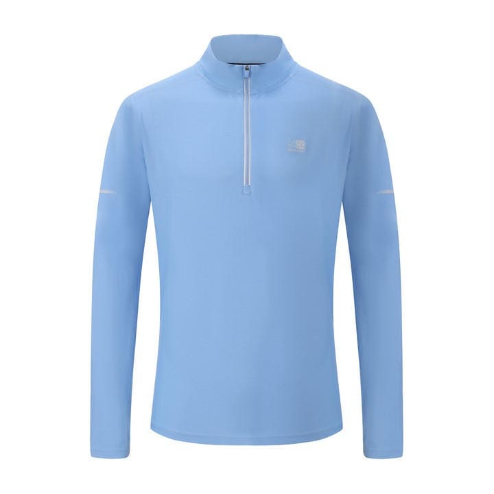 Karrimor Men's Blue Long Sleeve 1/4 Zip Top in Size XL, Sports Direct