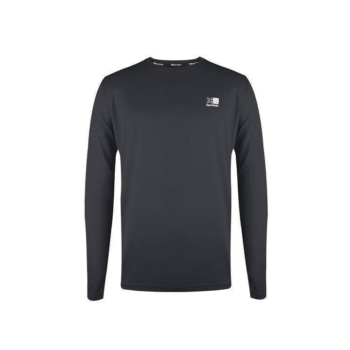 Karrimor Men's Grey Long Sleeve Run T Shirt in Size XL, Sports Direct