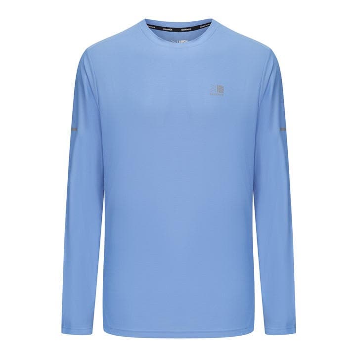 Karrimor Men's Blue Long Sleeve Run T Shirt in Size XL, Sports Direct