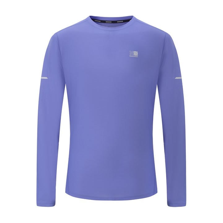 Karrimor Men's Blue Long Sleeve Run T Shirt in Size L, Sports Direct