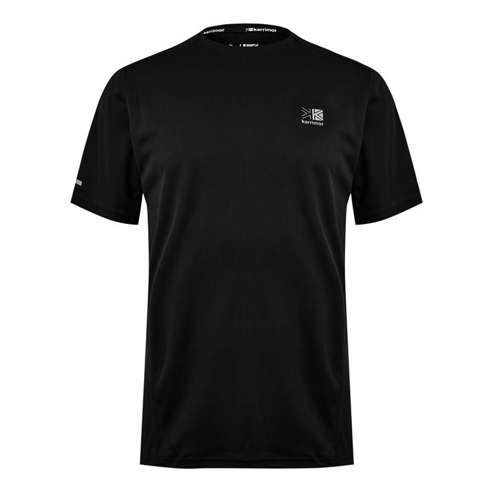 Karrimor Men's Black Run Short Sleeve T Shirt in Size XL, Sports Direct