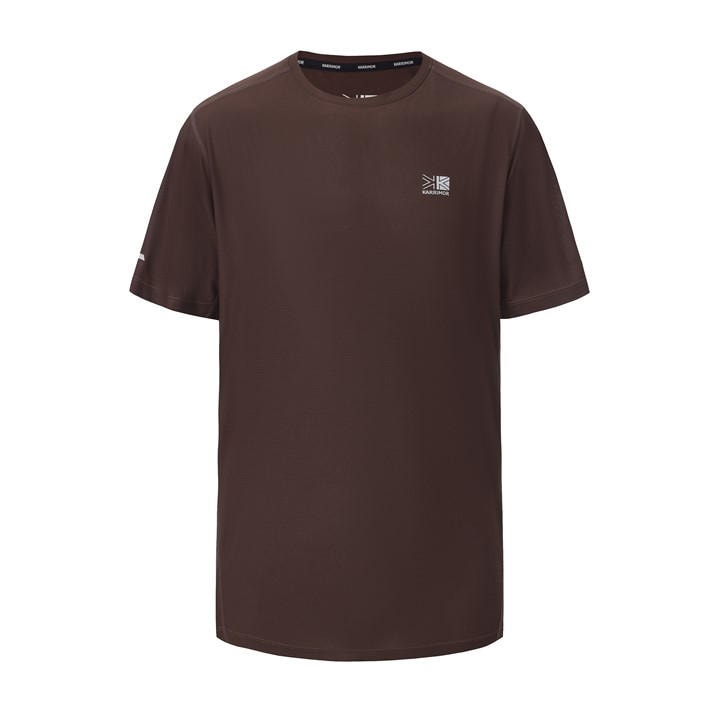 Karrimor Men's Brown Run Short Sleeve T Shirt in Size L, Sports Direct