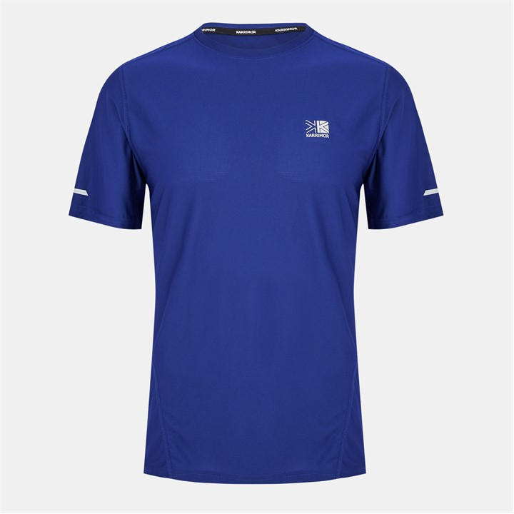 Karrimor Men's Blue Run Short Sleeve T Shirt in Size L, Sports Direct