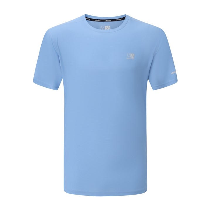 Karrimor Men's Blue Run Short Sleeve T Shirt in Size M, Sports Direct