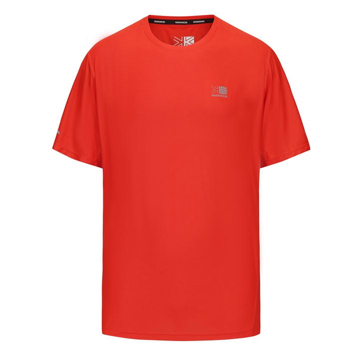 Karrimor Men' Red Run Short Sleeve T Shirt in Size S, Sports Direct
