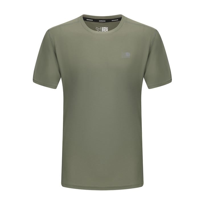Karrimor Men's Green Run Short Sleeve T Shirt in Size L, Sports Direct