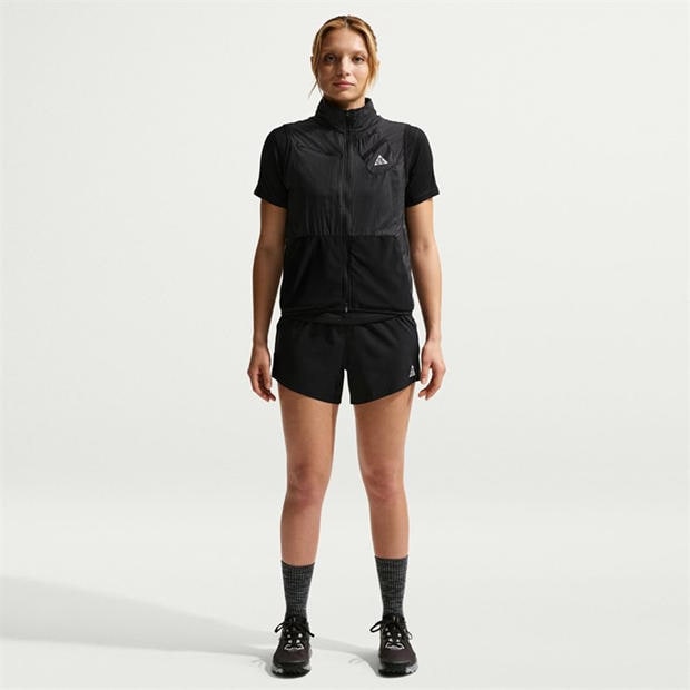 Black/White - Nike - Women's Performance Running Shorts