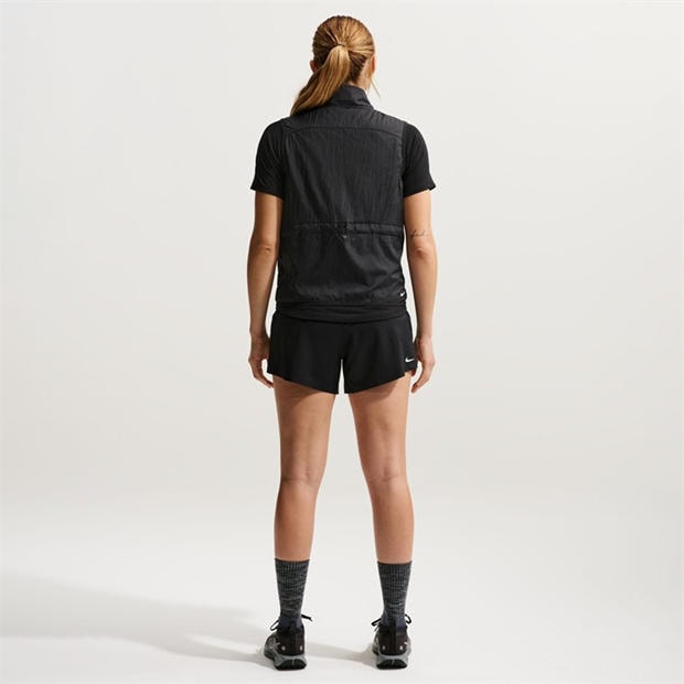 Black/White - Nike - Women's Performance Running Shorts