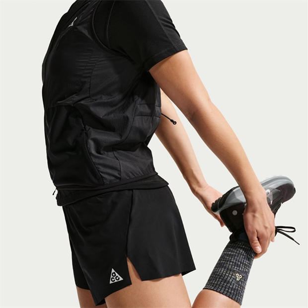 Black/White - Nike - Women's Performance Running Shorts