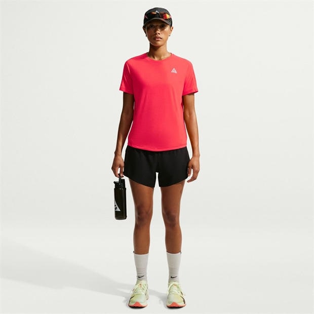 Crimson/White - Nike - Women's Short Sleeve Running T-Shirt