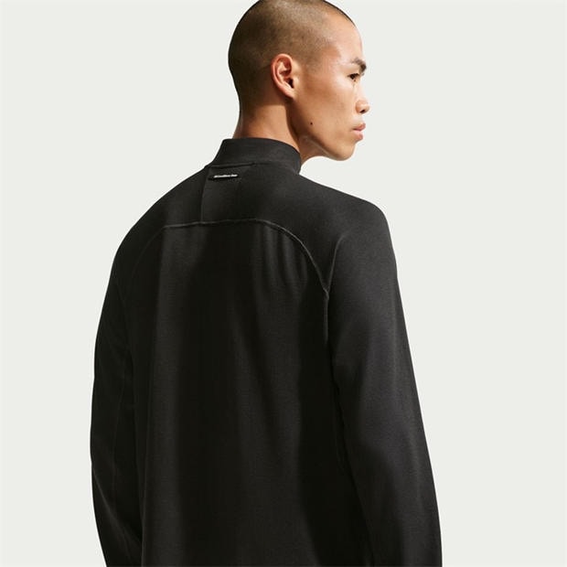 Black/White - Nike - Men's Trail Long Sleeve Running Top