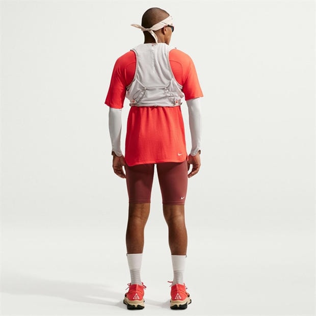 Crimson/White - Nike - Men's Short Sleeve Running T-Shirt