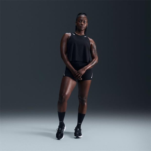 Black/White - Nike - Women's AeroSwift Running Vest
