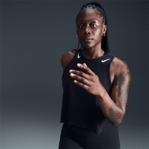 Black/White - Nike - Women's AeroSwift Running Vest