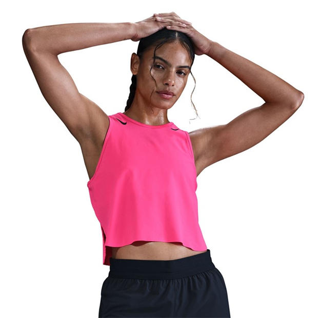 Pink/Black - Nike - Women's AeroSwift Running Vest